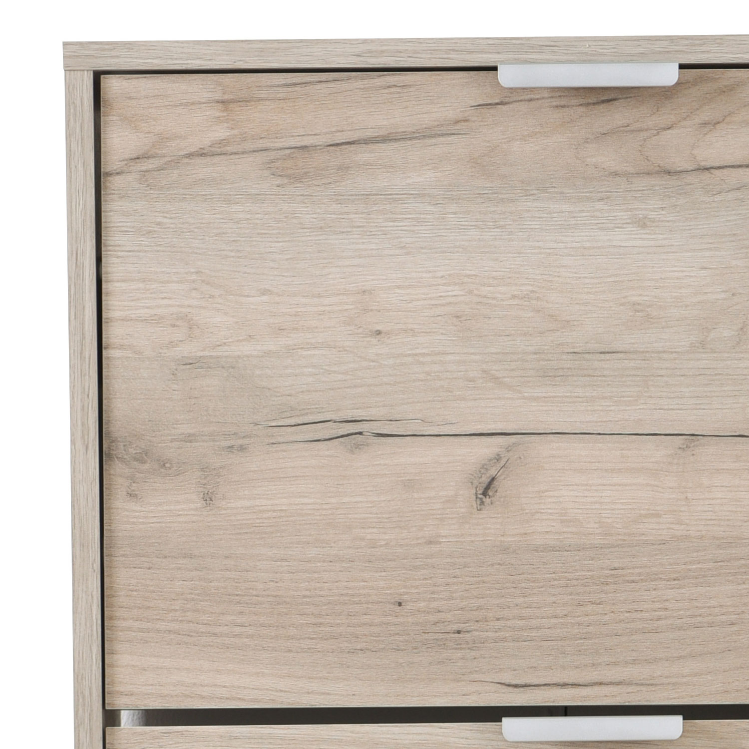 Shoe Rack Shoe Storage Shoe Cabinet Shoe Cupboard Wooden Grey Oak 4 Tier Shoe Tipper