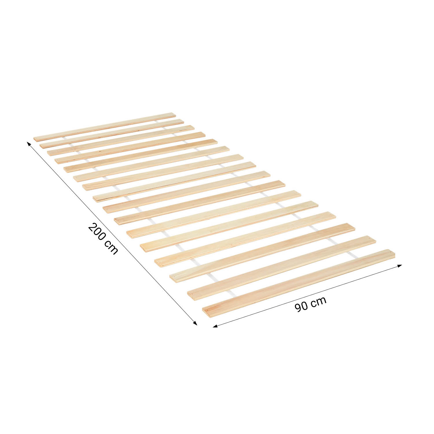 Bed Slats 90x200 cm Wooden Bedroom Slats Solid Pine Wood Slatted Frame