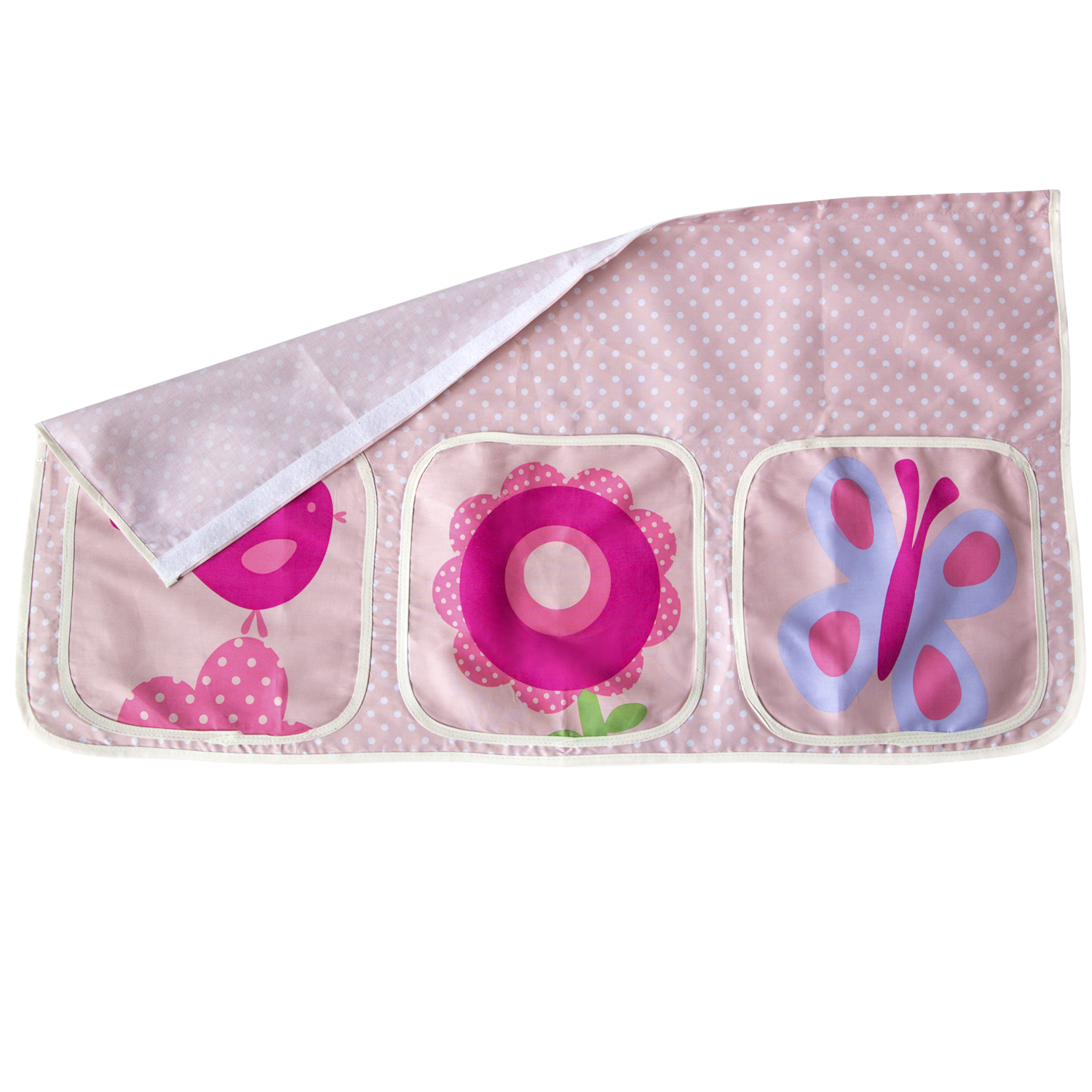 Bedding Bunk Bed Cloth Bag Cot Bed Accessories Children´s Bed Pink 