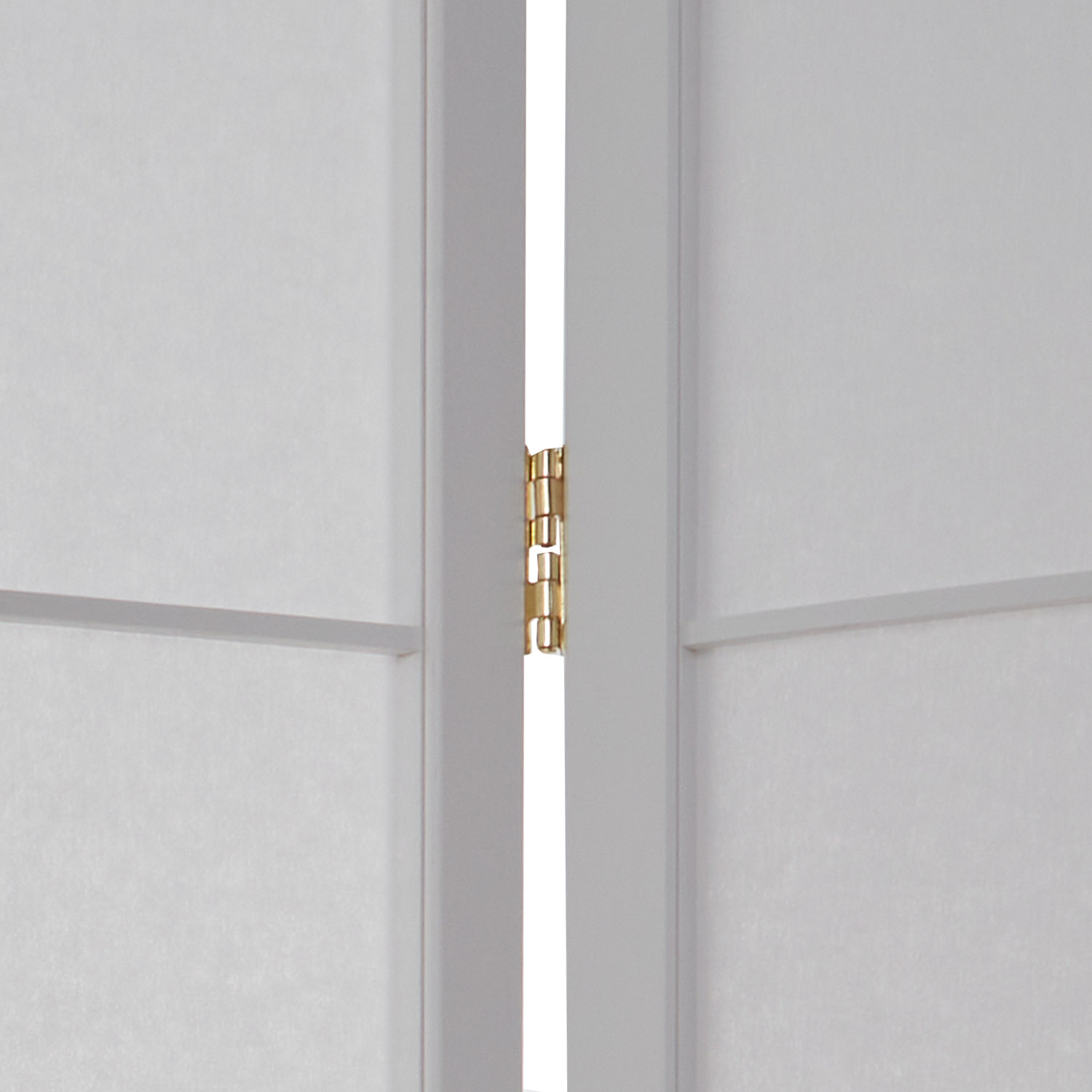 Paravent White Cherry Pattern | Rice Paper White | 4-panel | Wood | Room Divider Partition Privacy Screen