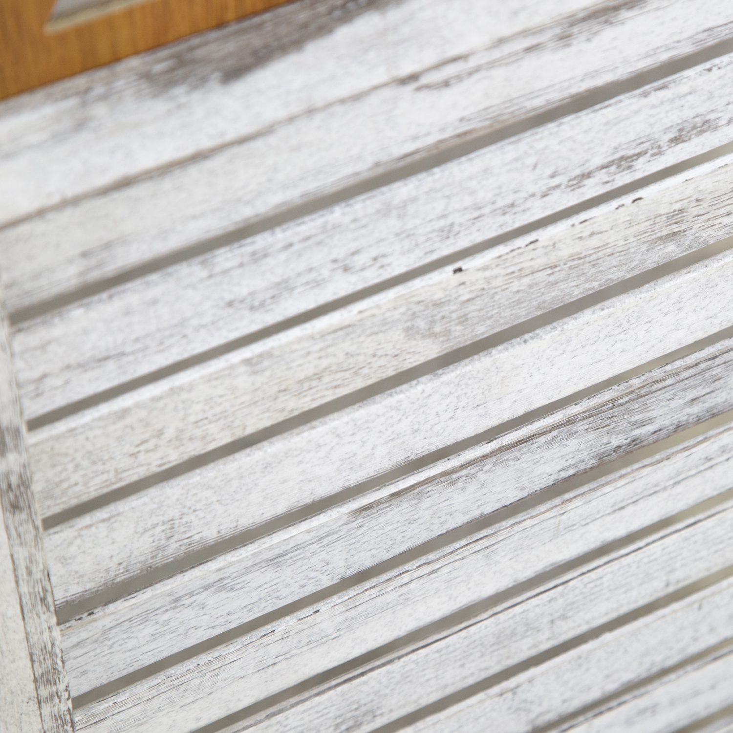 Paravent Gray Brown Vintage Style | 3-panel | Wood | Room Divider Partition Privacy Screen