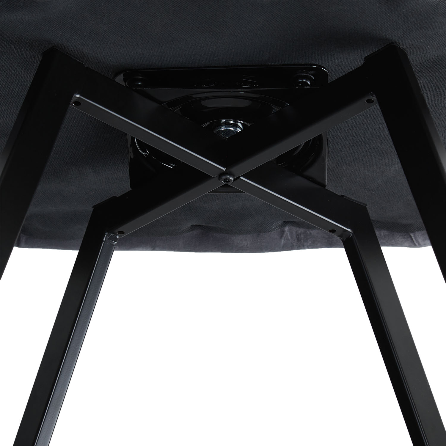 Upholstered Chair Velvet Grey | single | swivel | with Armrests | Kitchen Dining Room Office