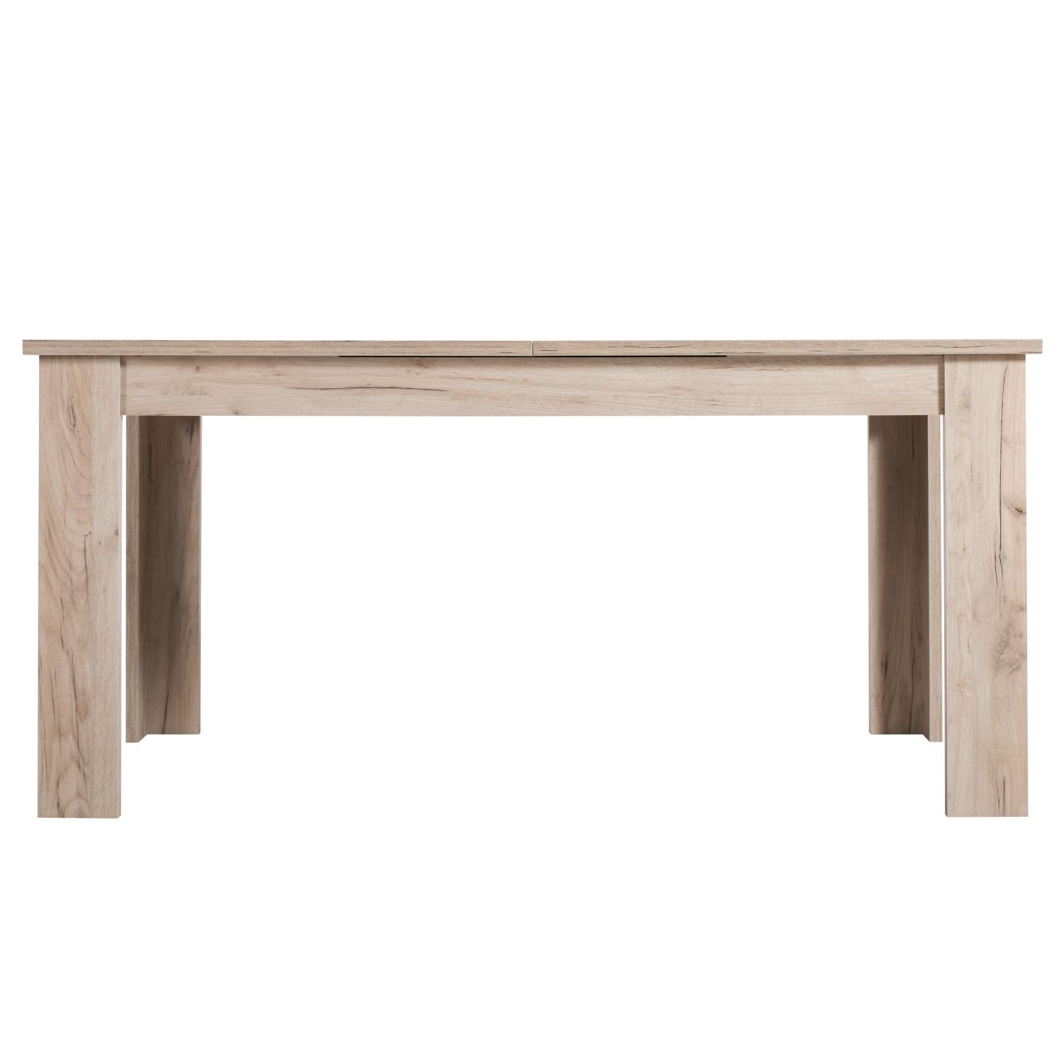 Modern Dining Table Kitchen Table Wooden Table 160x90 cm Grey 8 Seater Extendable