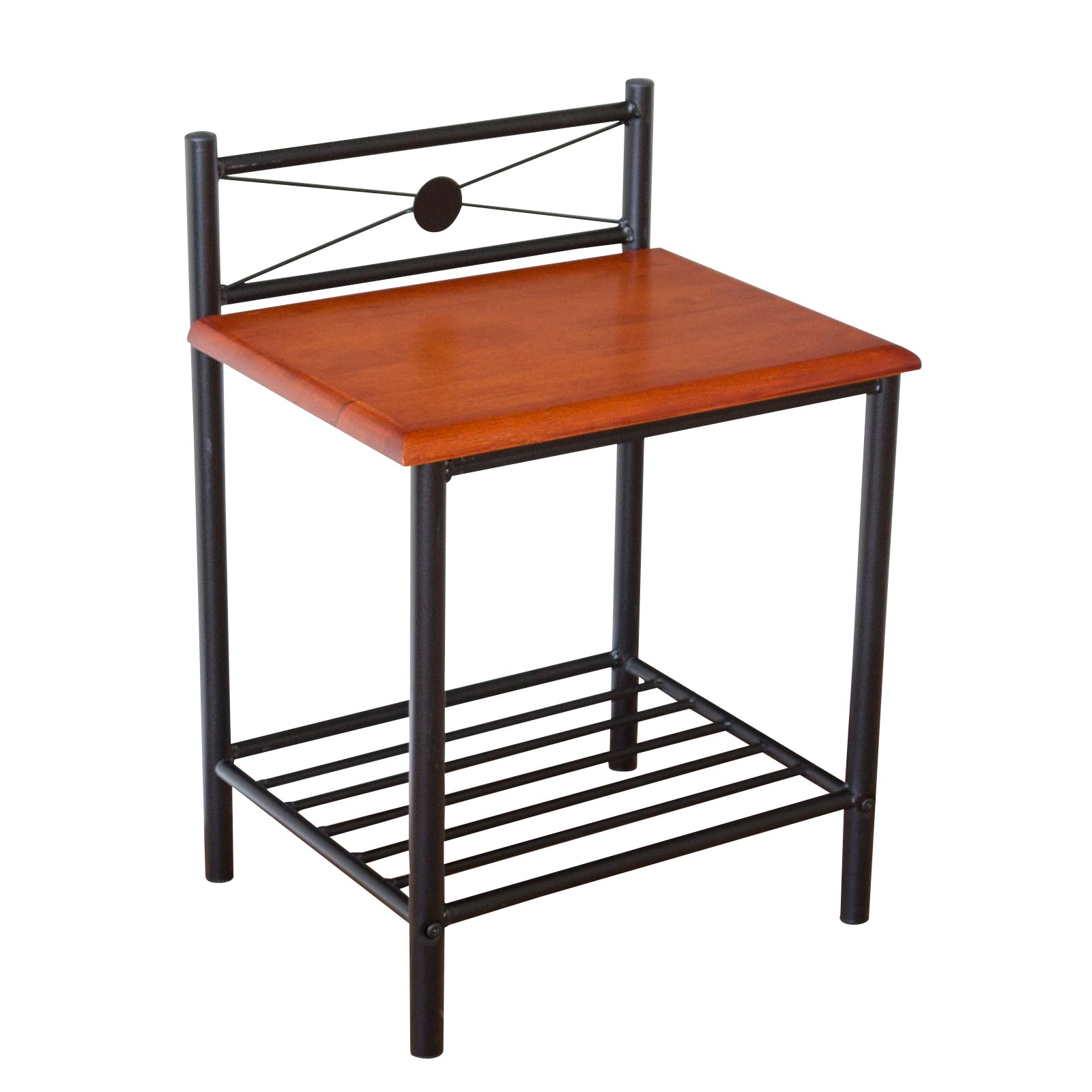 Nightstand Bedside Cabinet Metal Side Table