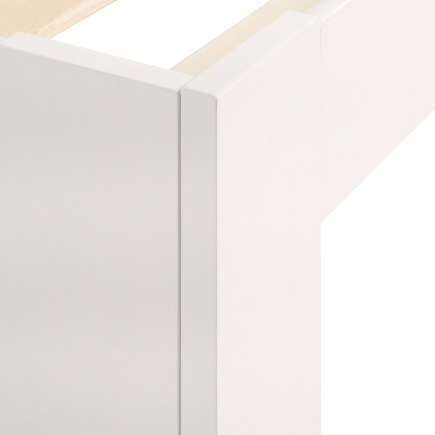 Wood Bed 90x200 cm White | Single Bed | with Slatted Frame | Solid | Kids Youth Guest Bedroom