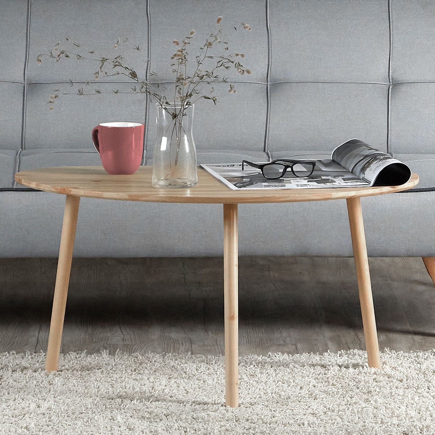 Side Table Occasional Table Coffee Table Natural Wooden Table Kidney Table Wood
