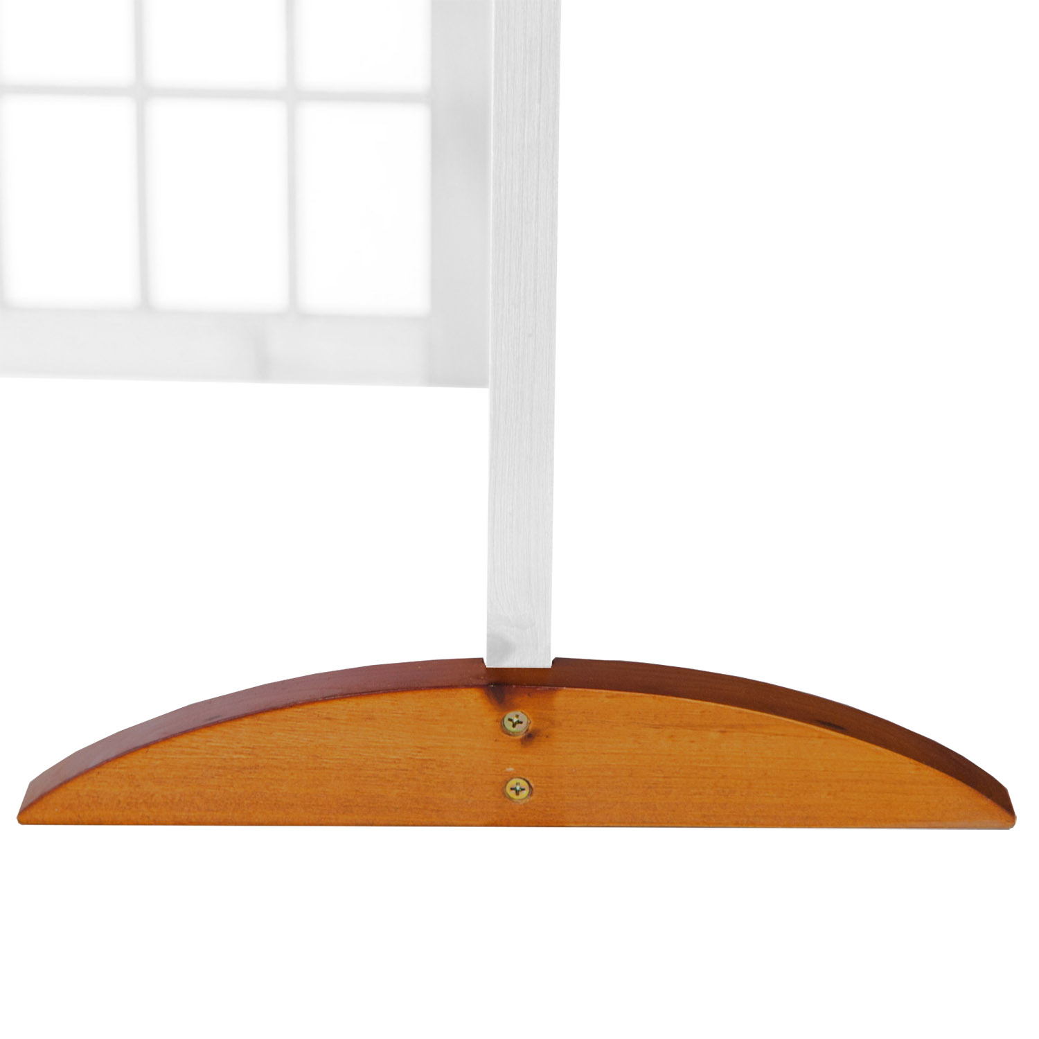 Room Divider Stand brown Foot for Screen Partition Spanish Wall Privacy Screen