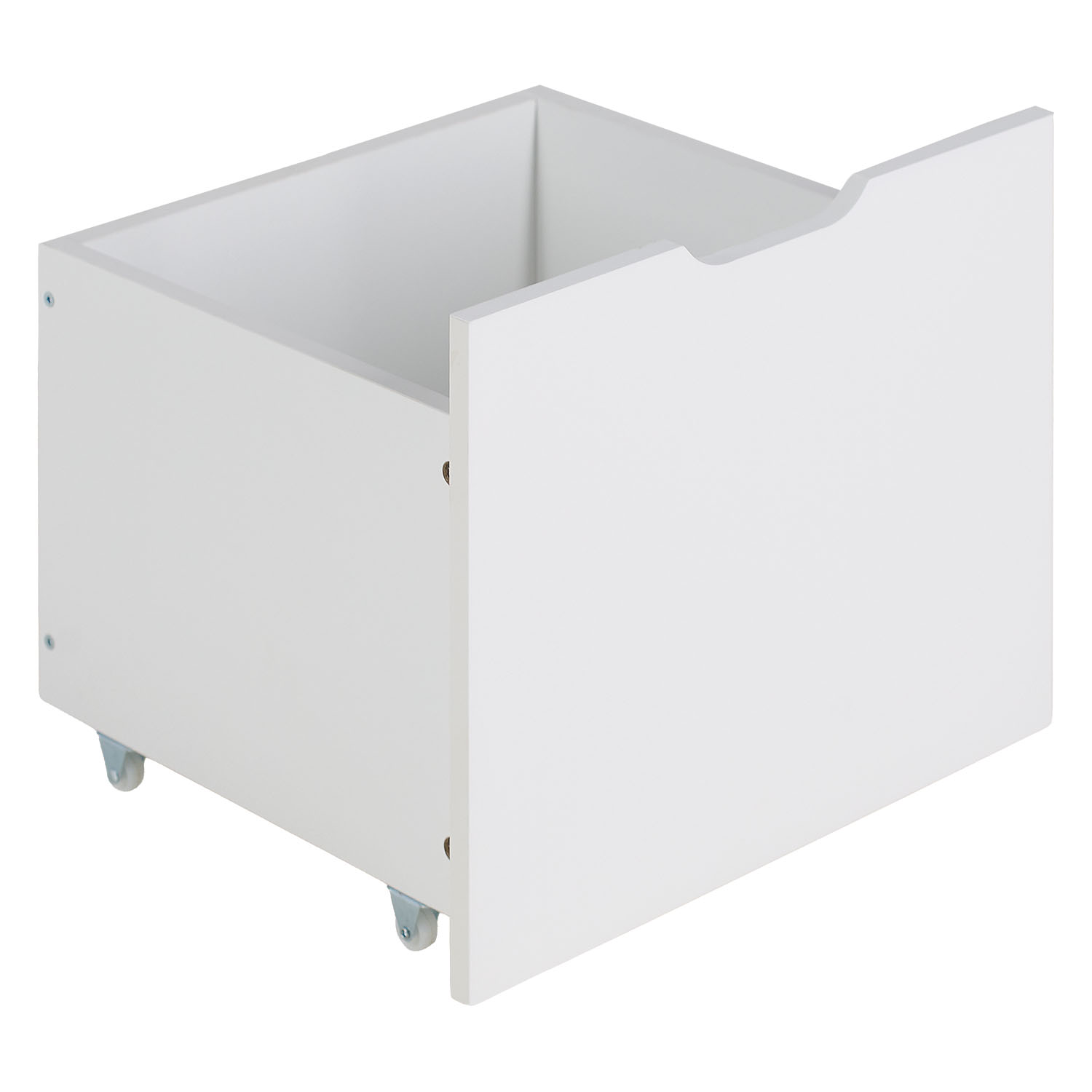 Under Bed Storage for Cabin Bed Wooden Bed Drawer White Below Bed Storage Unit Organizer Pull-out Bed Box