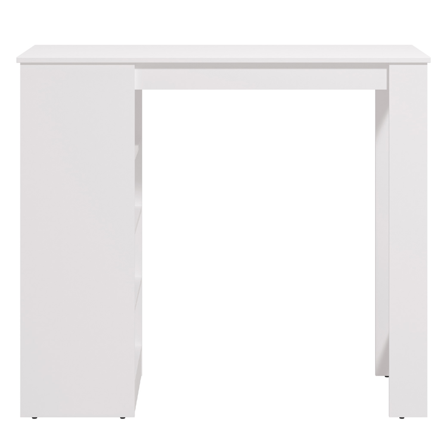 Bar table 120x50 cm White Bartop table Wood Kitchen Table Breakfast bar table High table Pub table Dining table