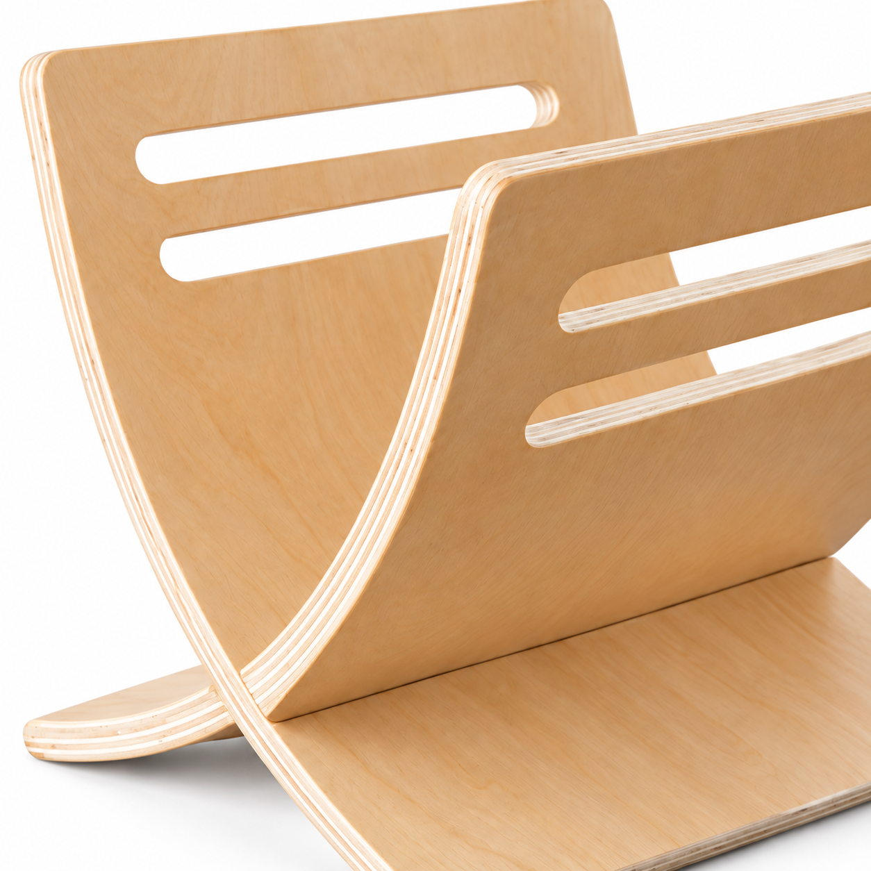 Newspaper Rack Natural Magazine Holder