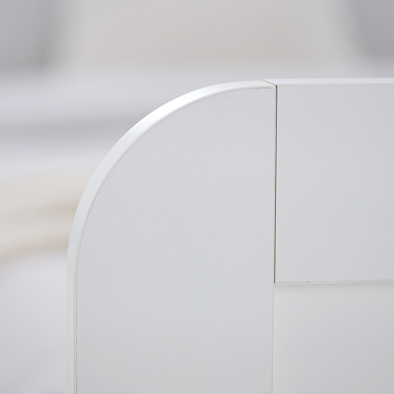 Comfort Bed 90x200 cm White | Senior Bed Height Adjustable with Slatted Frame | Single Bed | Wood