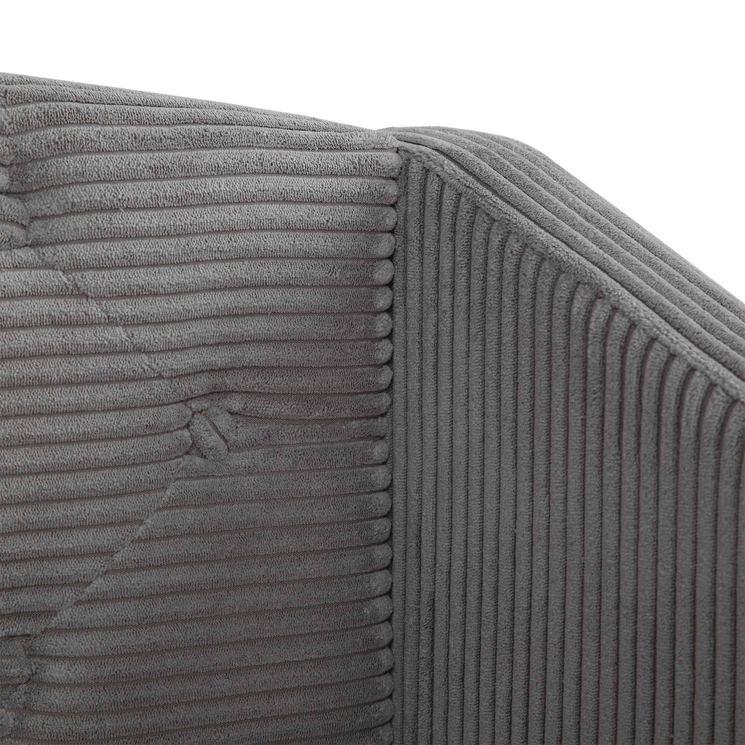 Sofa Bed 90x200 Day Bed Grey Cord Couch Small Sofa Single Bed Upholstered Bed Guest Bed Extendible