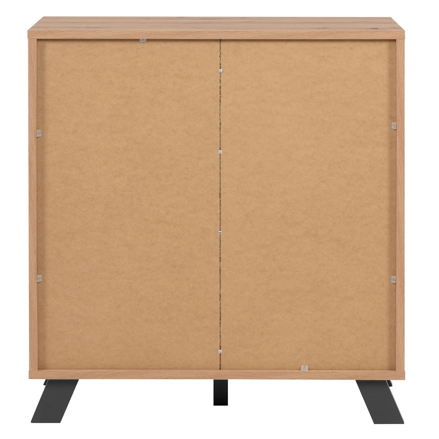 Industrial Look Sideboard Cupboard 80 cm Storage Cabinet Wood Oak Living Room