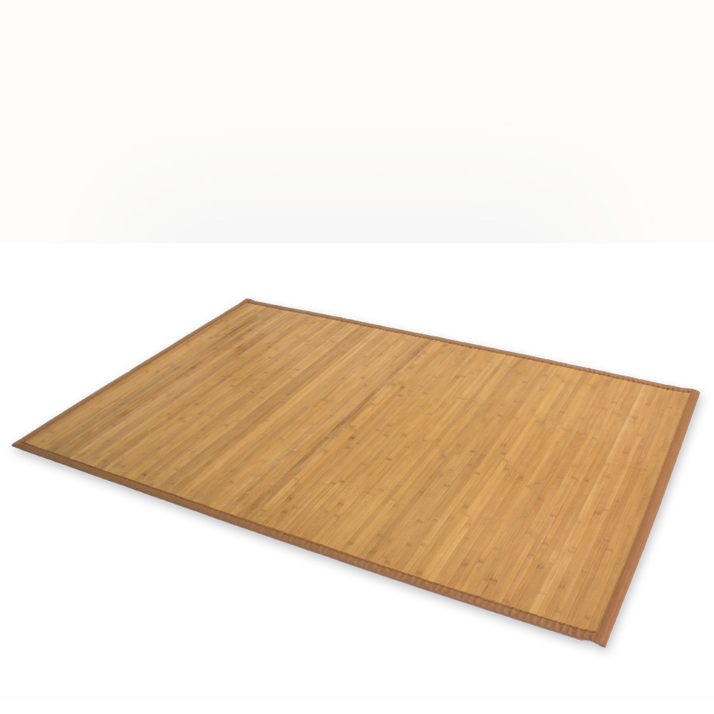 Bamboo carpet Rug 160 x 230 in brown