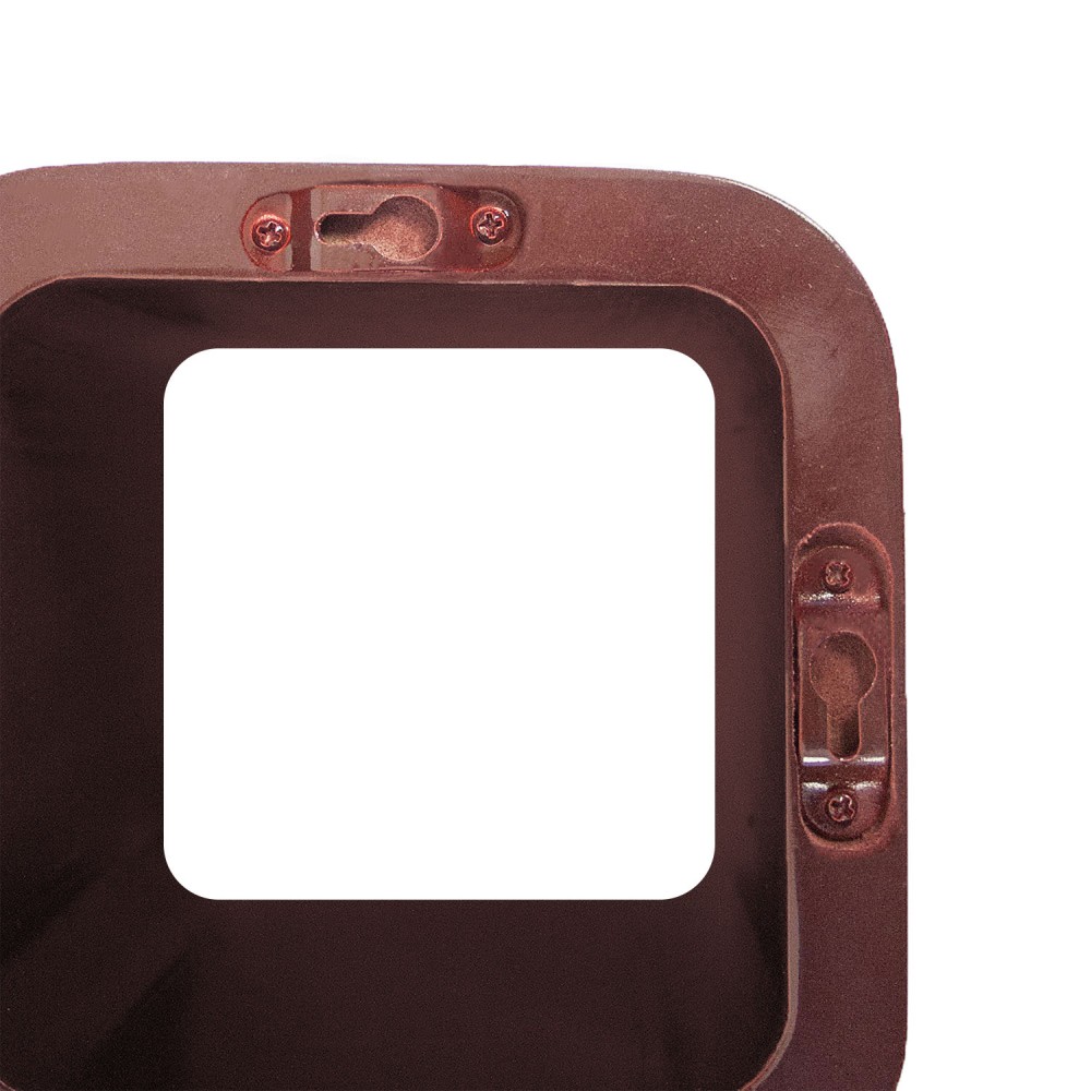 Retro Cube Shelf Shelving wine holder darkbrown