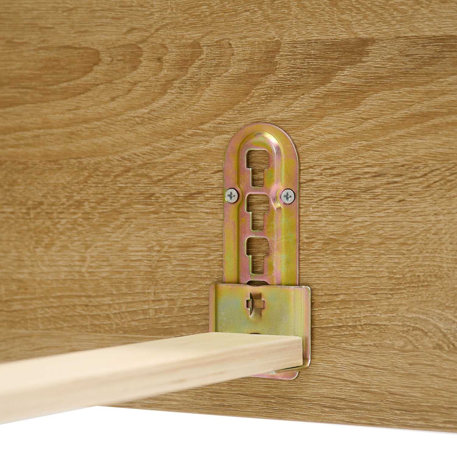 Comfort Bed 120x200 cm Natural | Senior Bed Height Adjustable with Slatted Frame | Double Bed | Wood