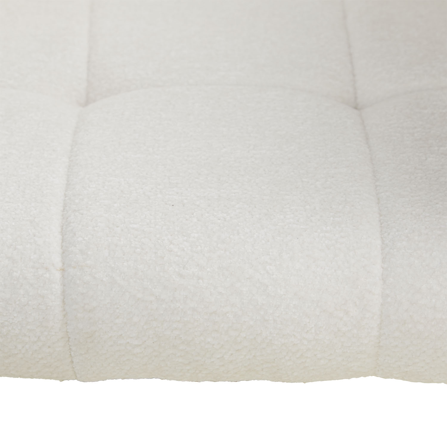 Upholstered Chair Bouclé Beige | Set of 6 | swivel | with Armrests | Kitchen Dining Room Office