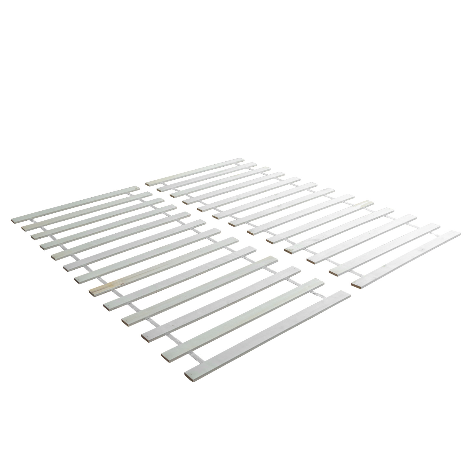 Roll-up Slatted Bed Base, 180x200 cm, Solid Pine, 26 Slats – Sturdy Roll-up Slatted Bed Base for a Double Bed