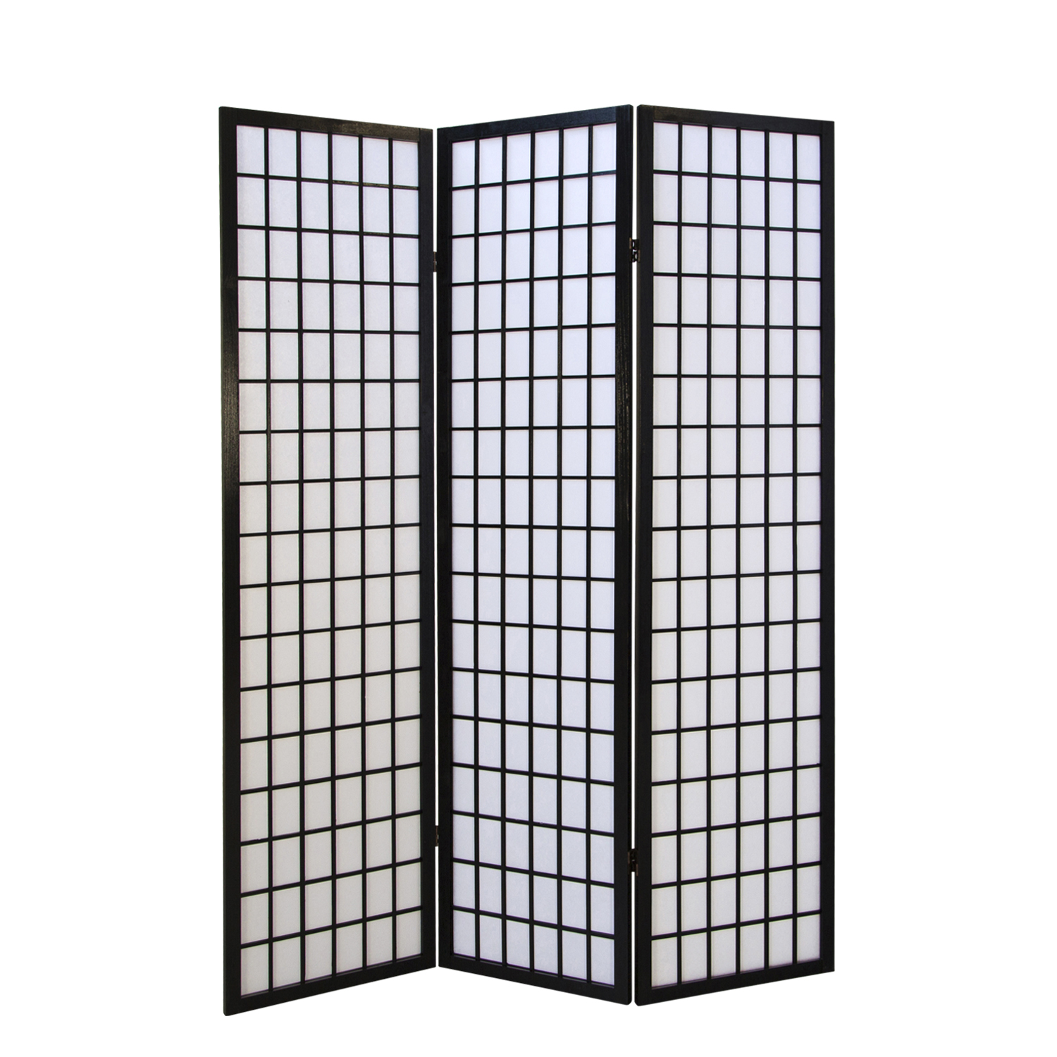 Paravent room divider 3 4 5 6  parts partition wall Shoji Foldable Black