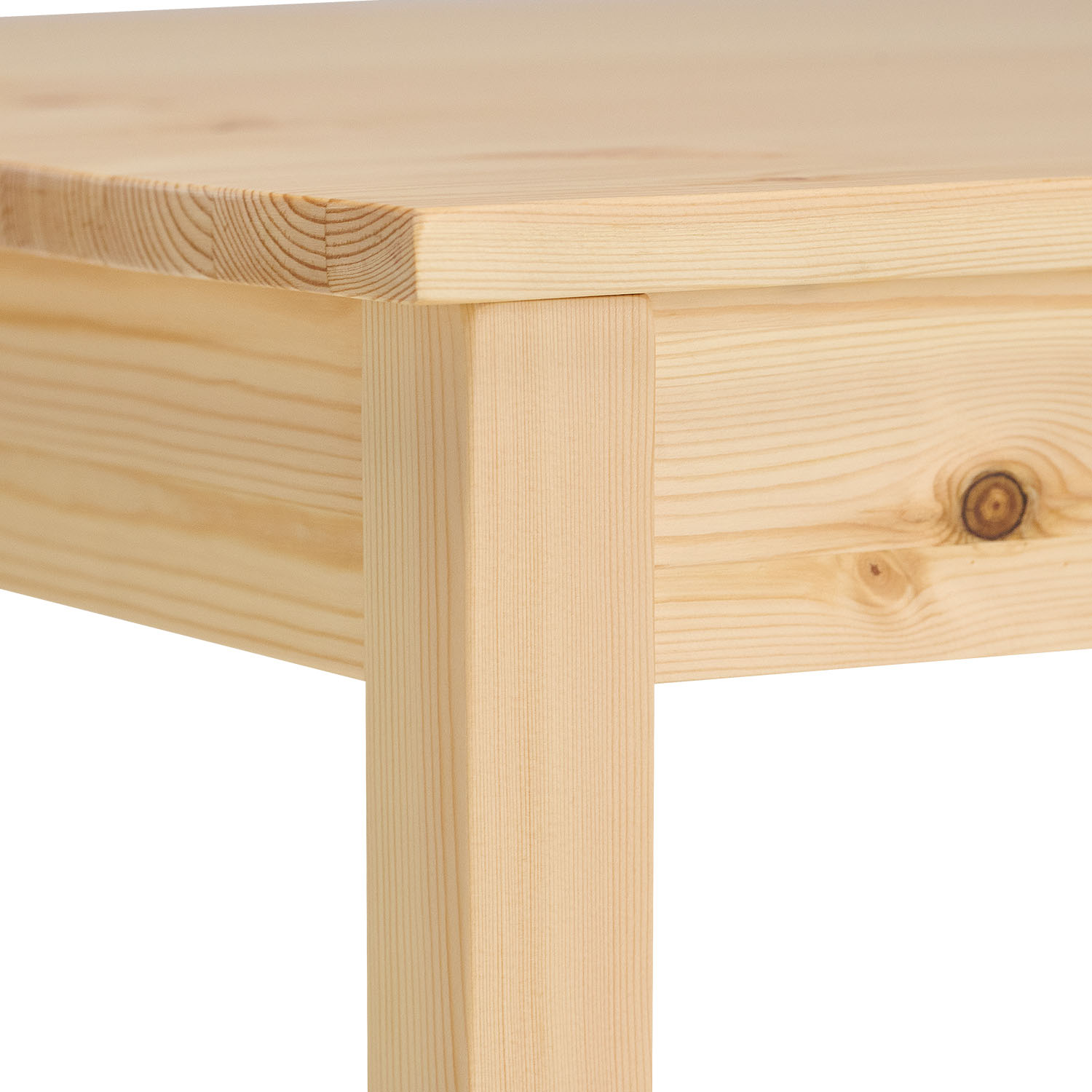 Dining set | 4-piece set chairs natural wood | country style | wooden dining table 108 x 65 cm Dining set | 4-piece set chairs natural wood | country style | wooden dining table 108 x 65 cm