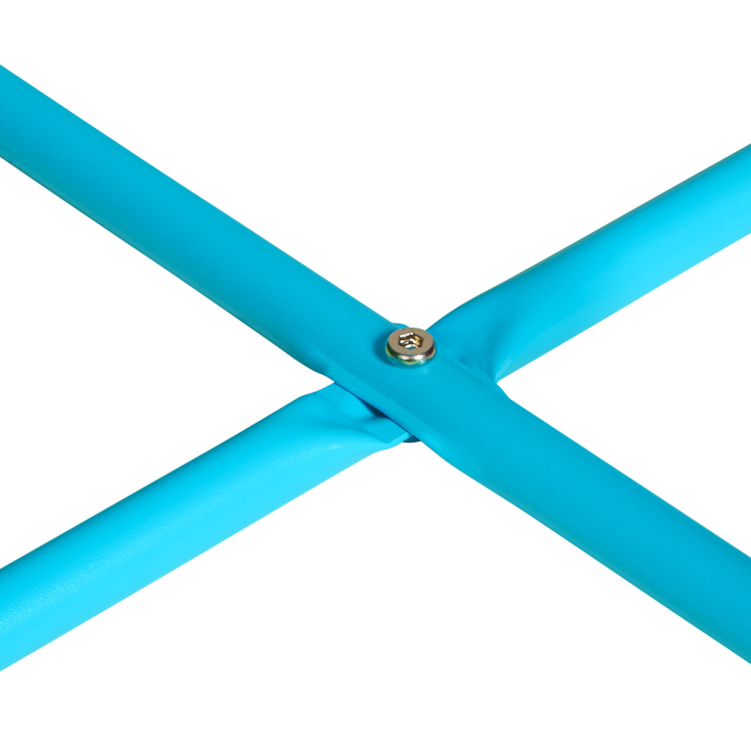 Coffee table Side table Round Garden Table Blue Metal Small table Outdoor table Bistro table