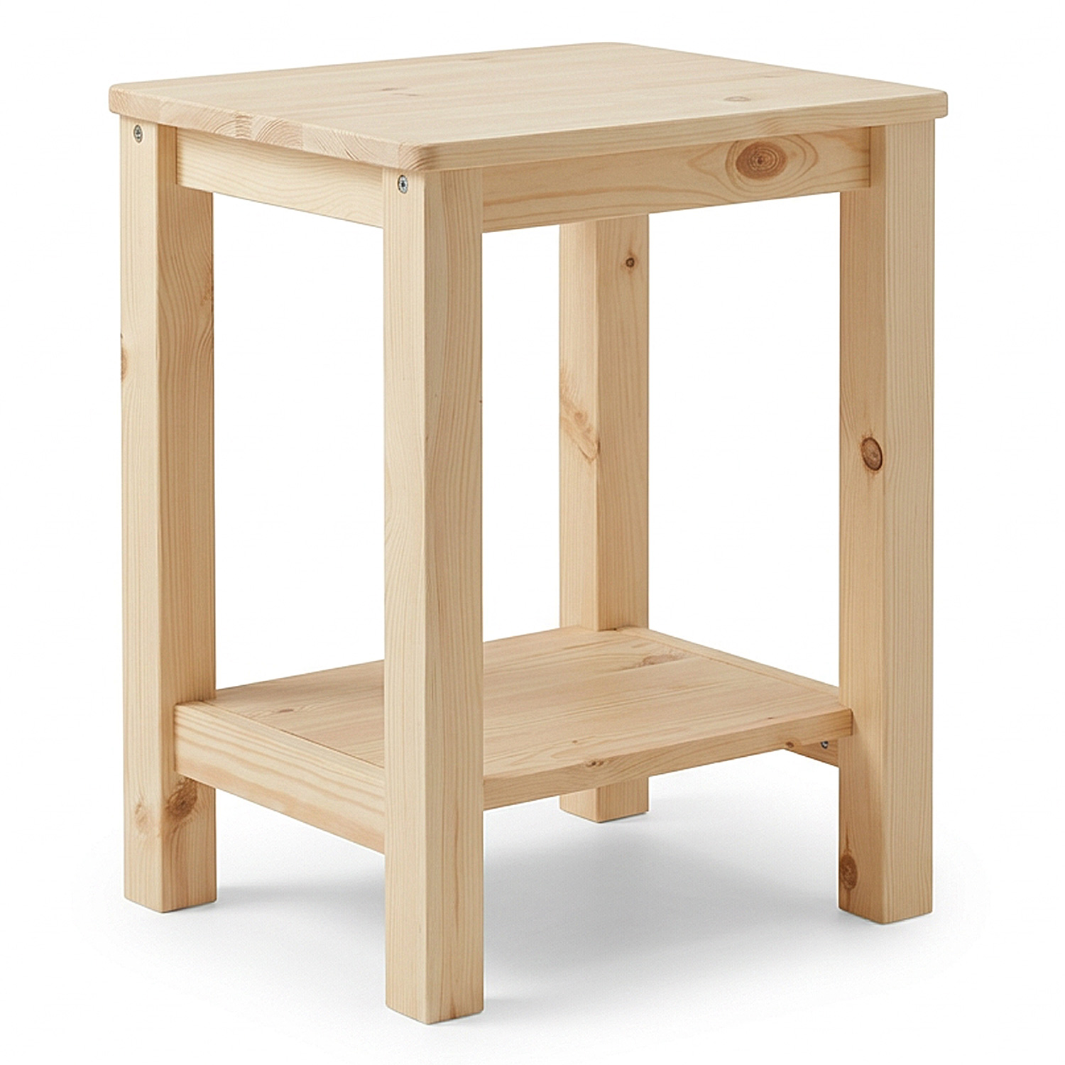 Side Table Grey White Natural Nightstand Wood Bedroom Coffee Table Living Room Table