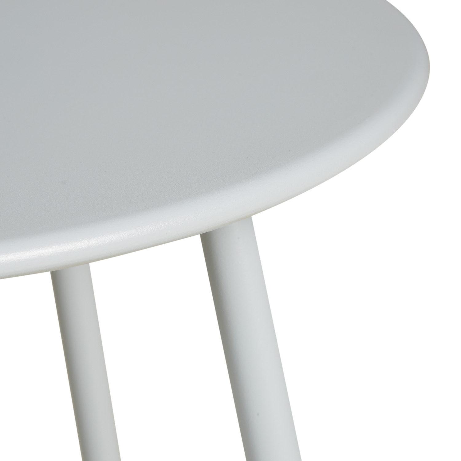 Coffee table Side table Round Garden Table Grey Metal Small table Outdoor table Bistro table