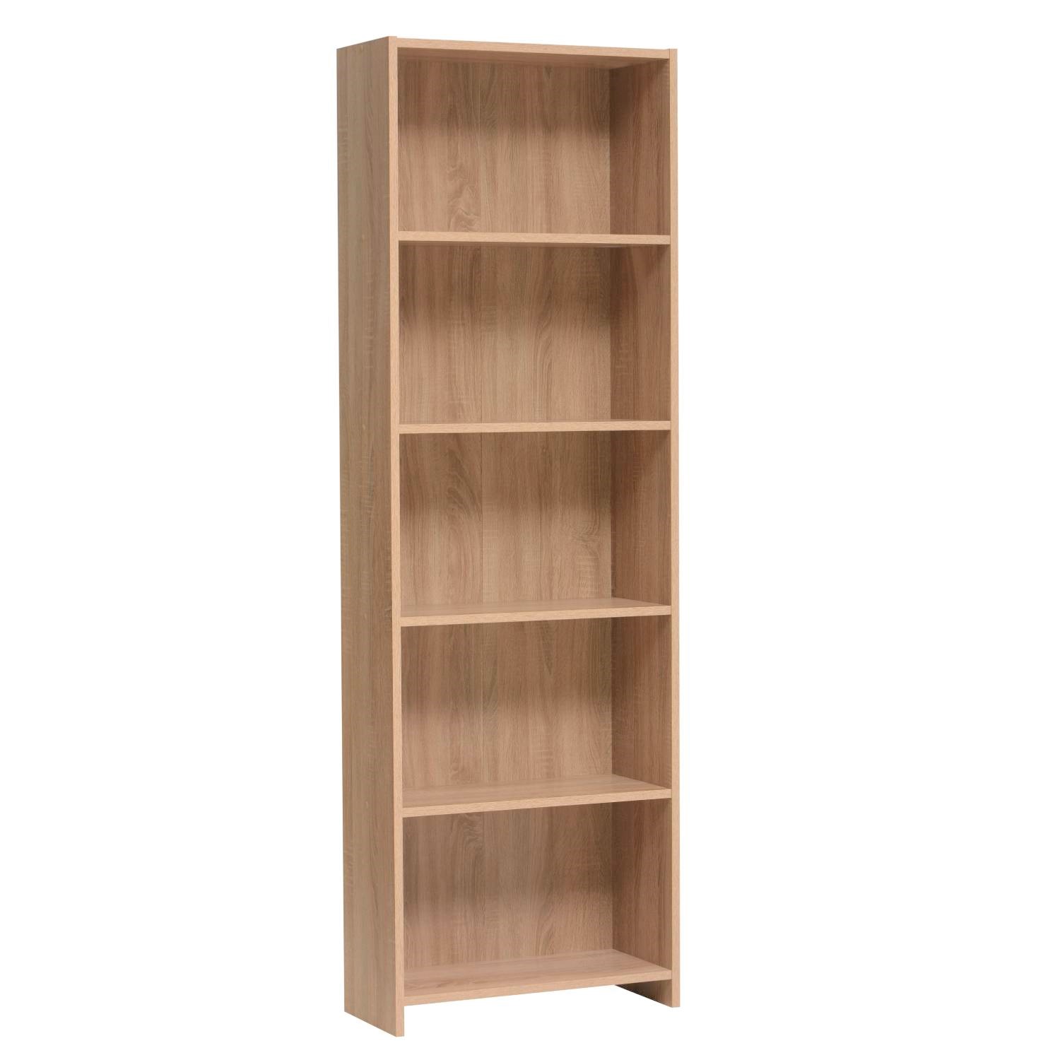 Shelf Book Bookcase 3 or 5 Shelves Cabinet Wall Shelf Wooden Cupboard Childrens Bookcase Oak