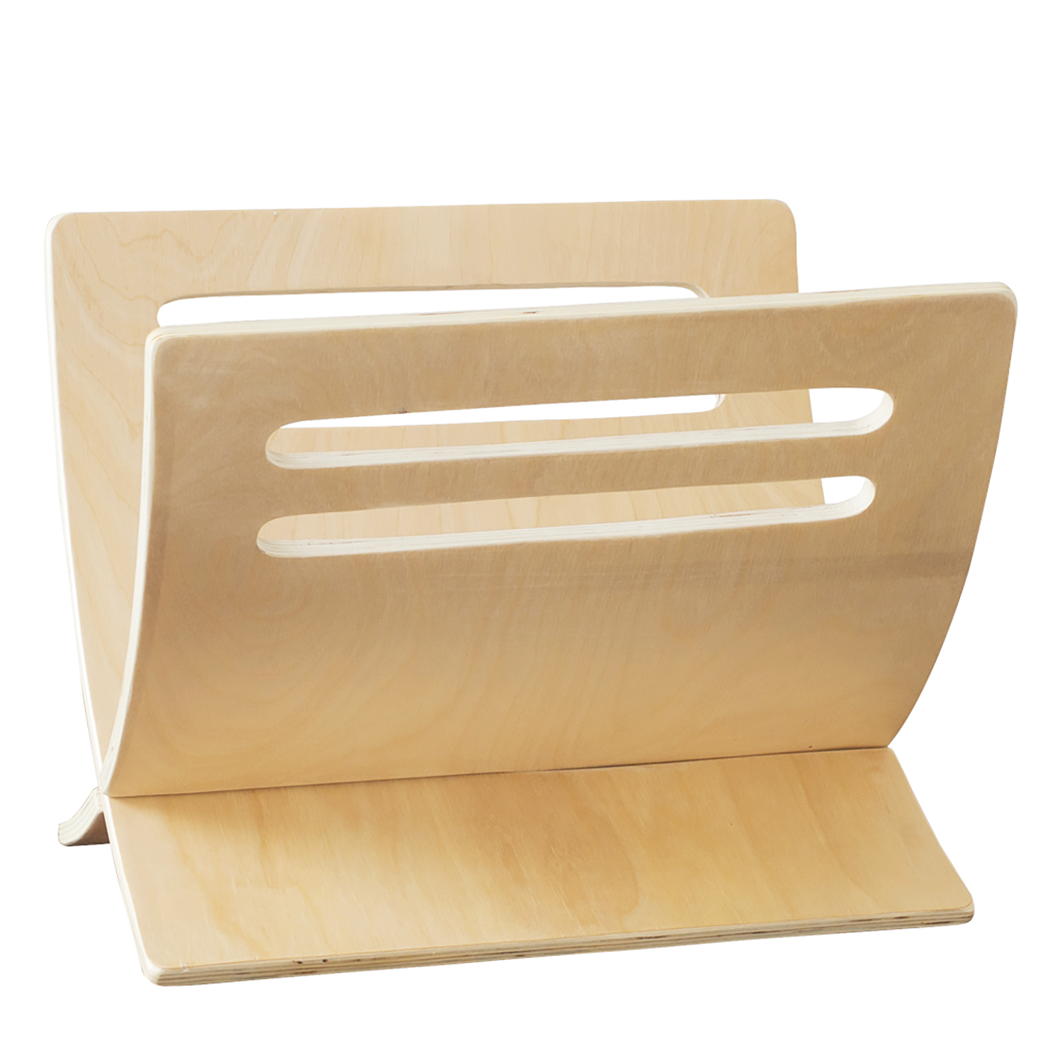 Newspaper Rack Natural Magazine Holder 