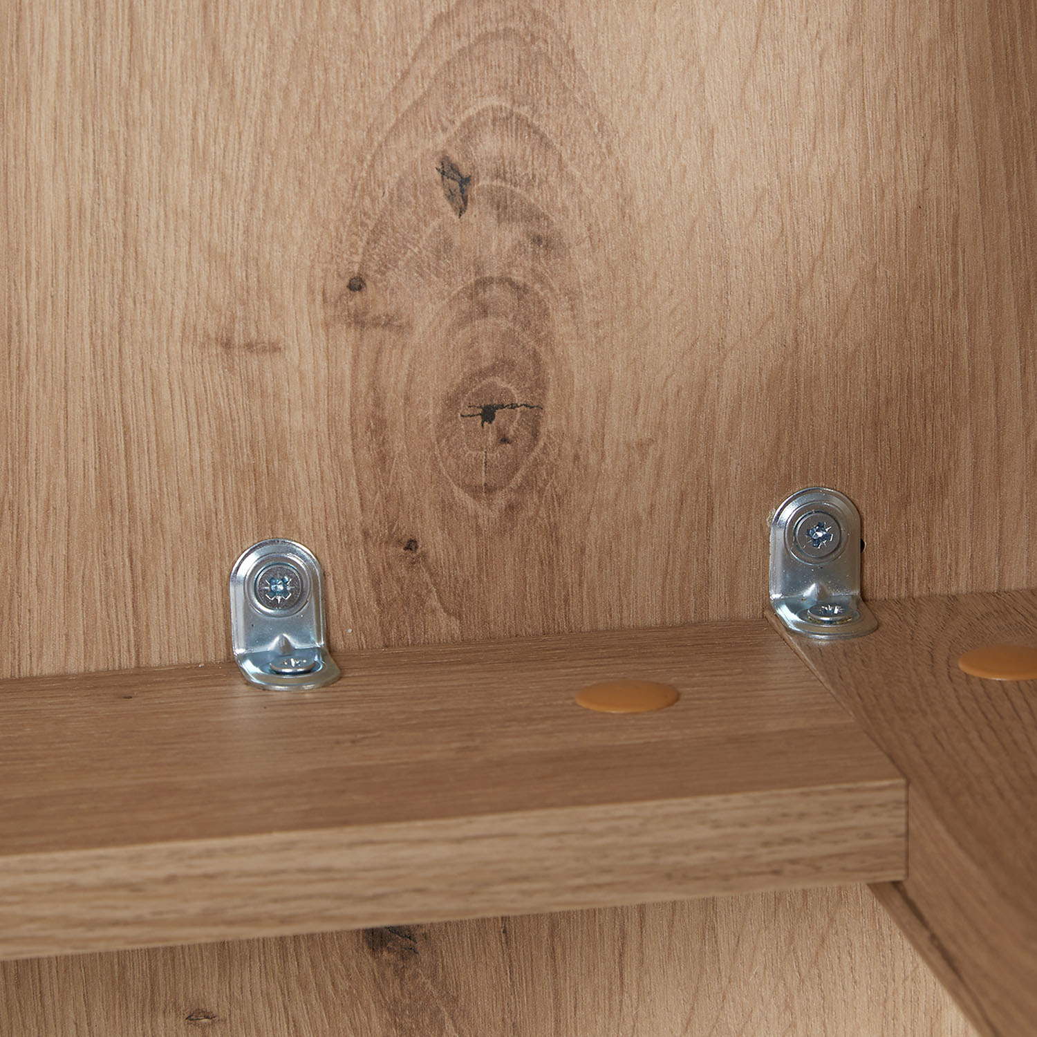 Modern Dining Table Round Kitchen Table Ø 106 cm Wooden Table Oak 4 Seater