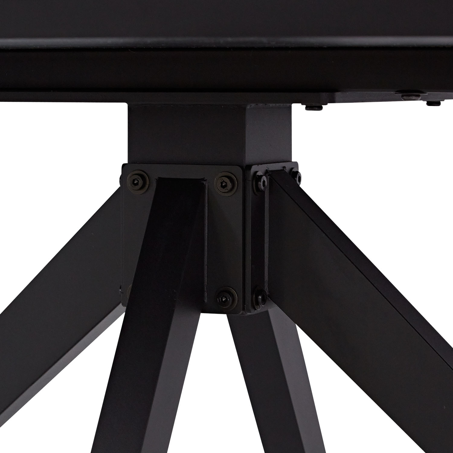 Modern Dining Table Oval Kitchen Table 200 cm Brown Black Table 8 Seater Industrial Look