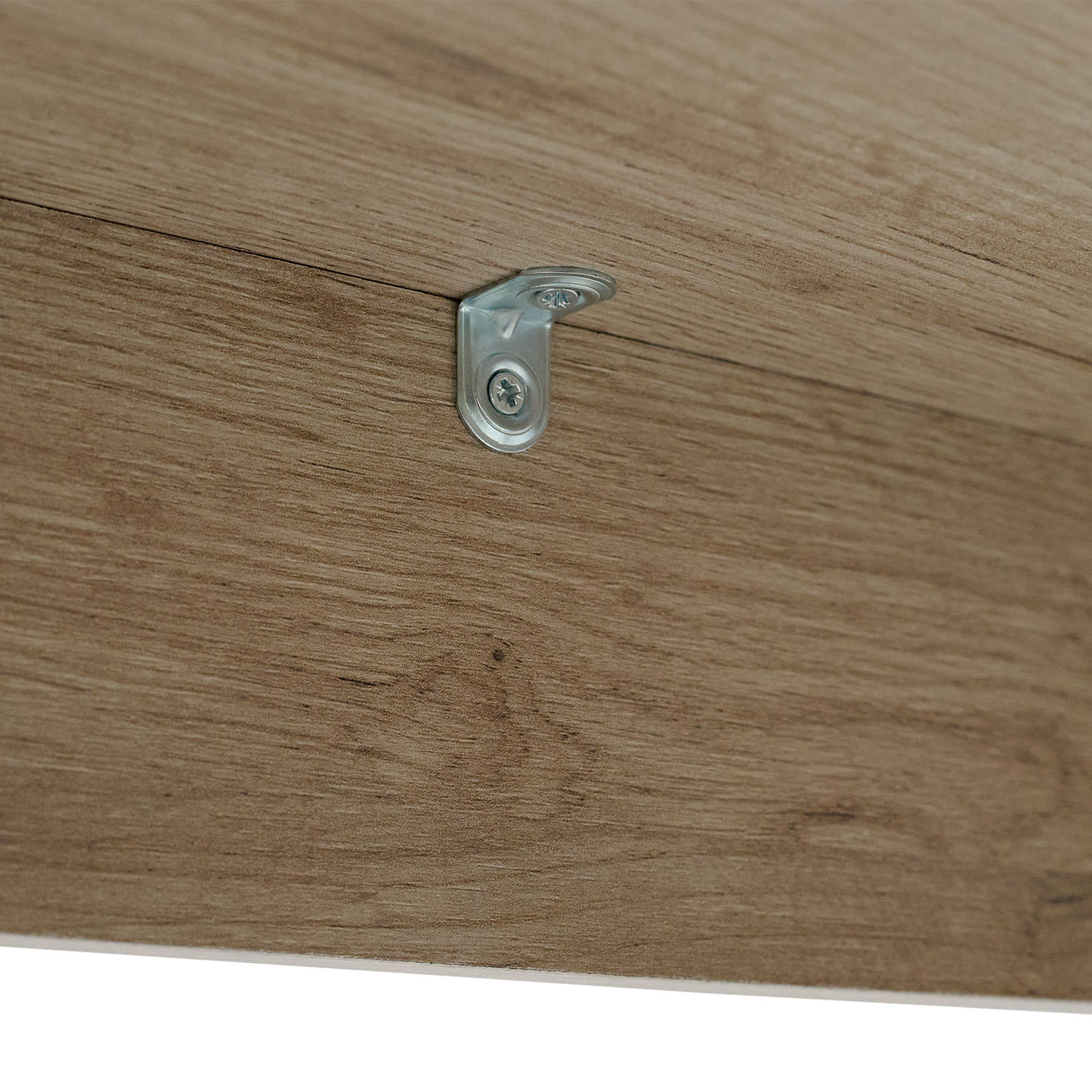 Modern Dining Table Kitchen Table Wooden Table 135x80 cm Grey Oak 6 Seater