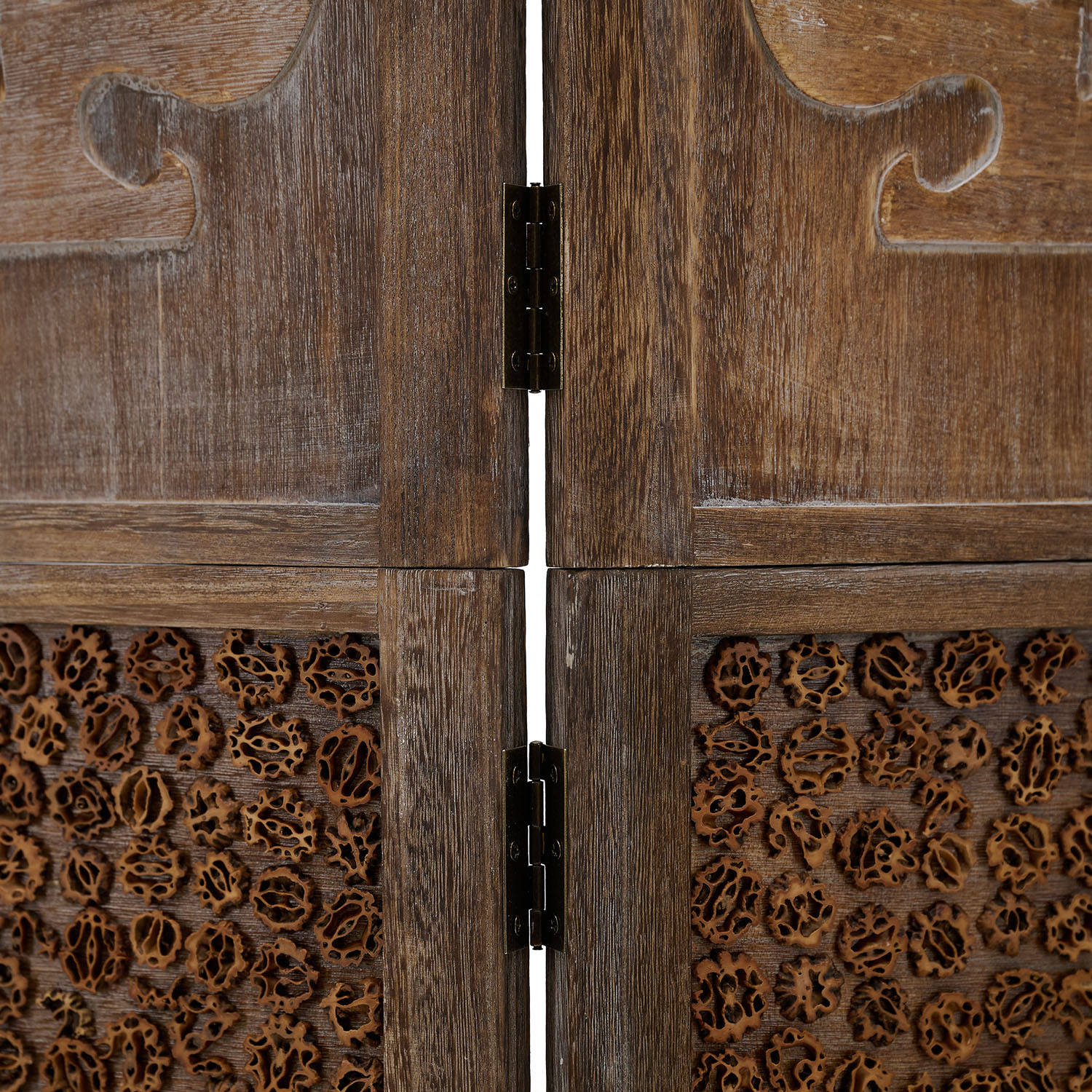 Paravent Brown Decorations | 3-panel | Wood | Room Divider Partition Privacy Screen