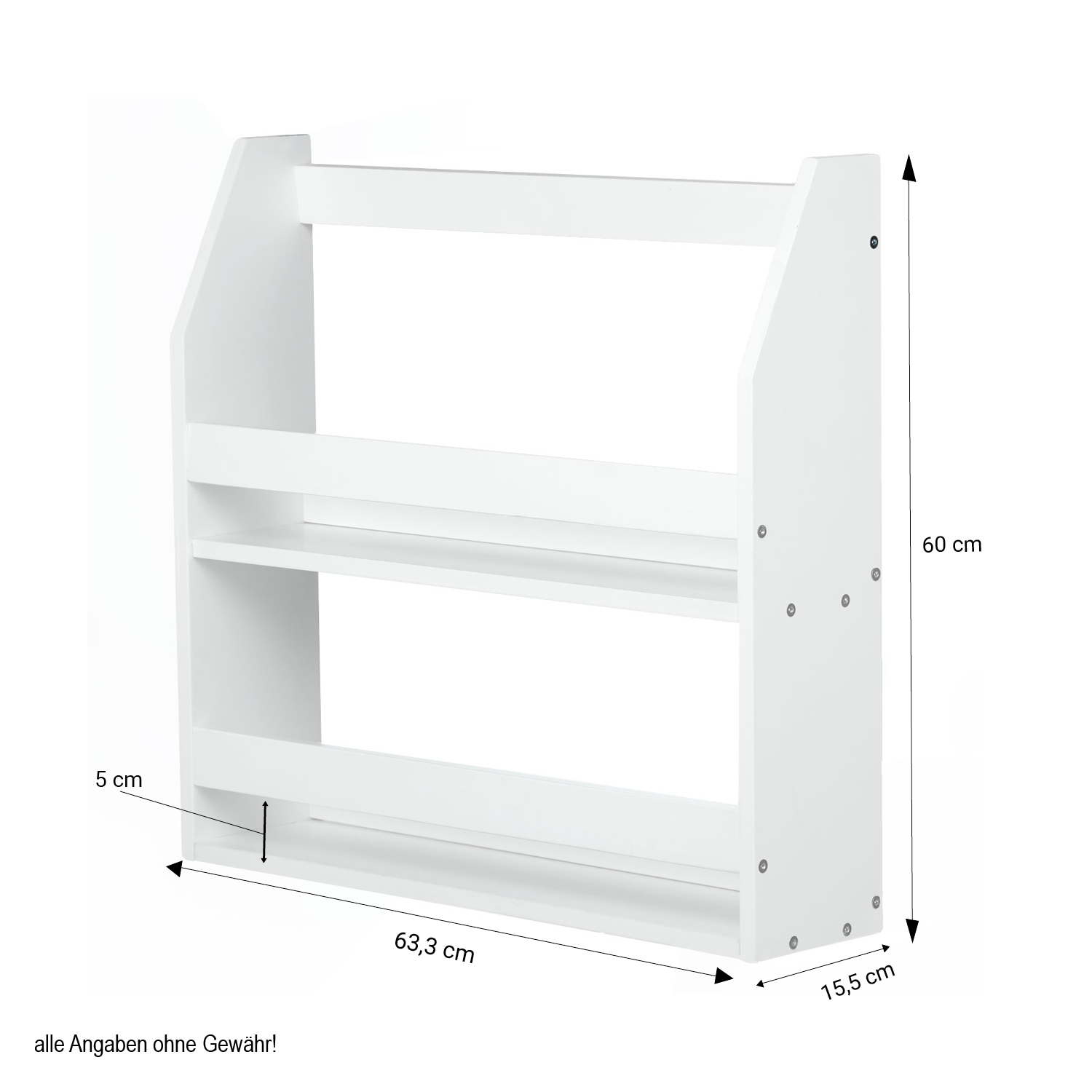 Shelf Wall Shelf Hanging Shelf Bookcase Wood Shelf White