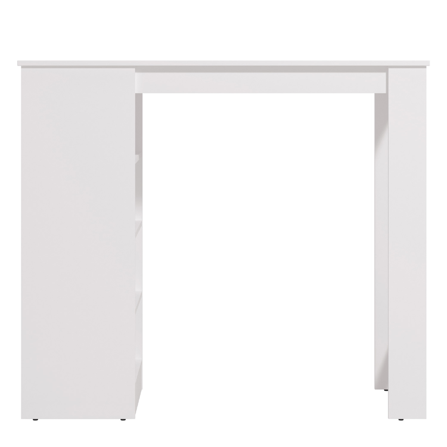 Bar table 120x50 cm White Bartop table Wood Kitchen Table Breakfast bar table High table Pub table Dining table