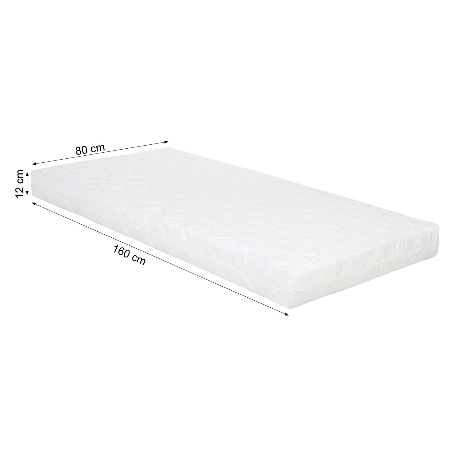Children's Bed 80x160 cm with Mattress House Bed with Barriers Childrens Single Bed Montessori Bed Treehouse Bed