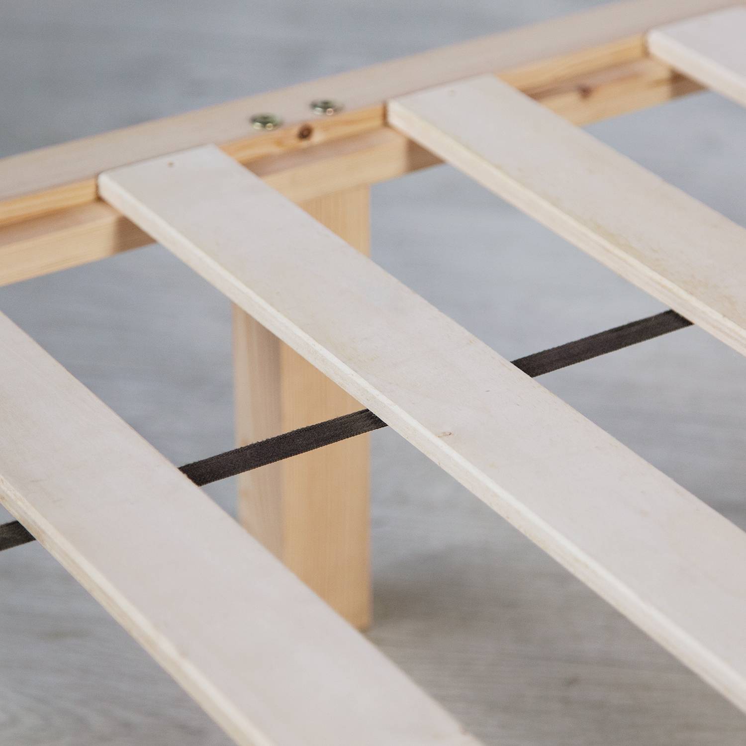 Pallet Bed 140x200 cm Natural | Double Bed with Storage Drawers | With Slatted Base | Wood | Children's, Teen, or Guest Bedroom