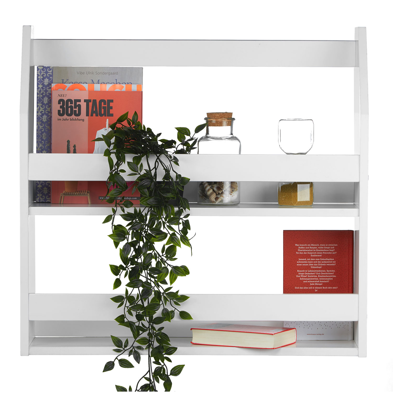 Shelf Wall Shelf Hanging Shelf Bookcase Wood Shelf White