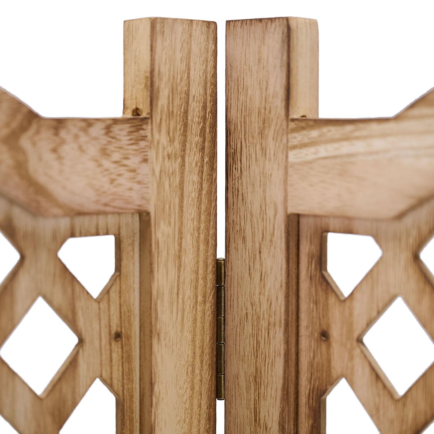 Paravent Natural Various Patterns | 3-panel | Wood | Room Divider Partition Privacy Screen