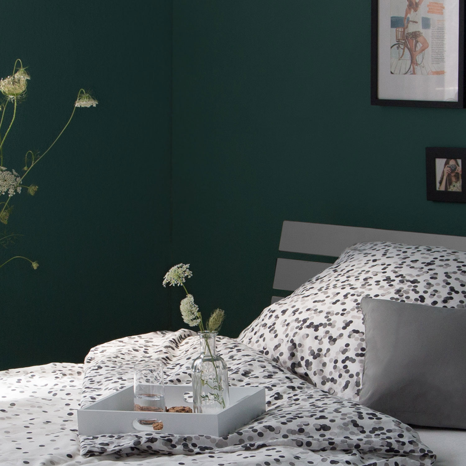 Wooden Bed 90x200 cm Gray | Single Bed with Storage | With Slatted Base | Solid Wood | Children's, Teen, or Guest Bedroom