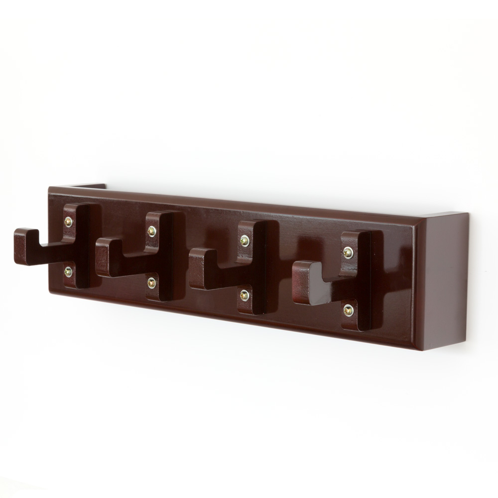 Key board, key box, wall hooks, coat hooks, wardrobe brown Key board, key box, wall hooks, coat hooks, wardrobe brown