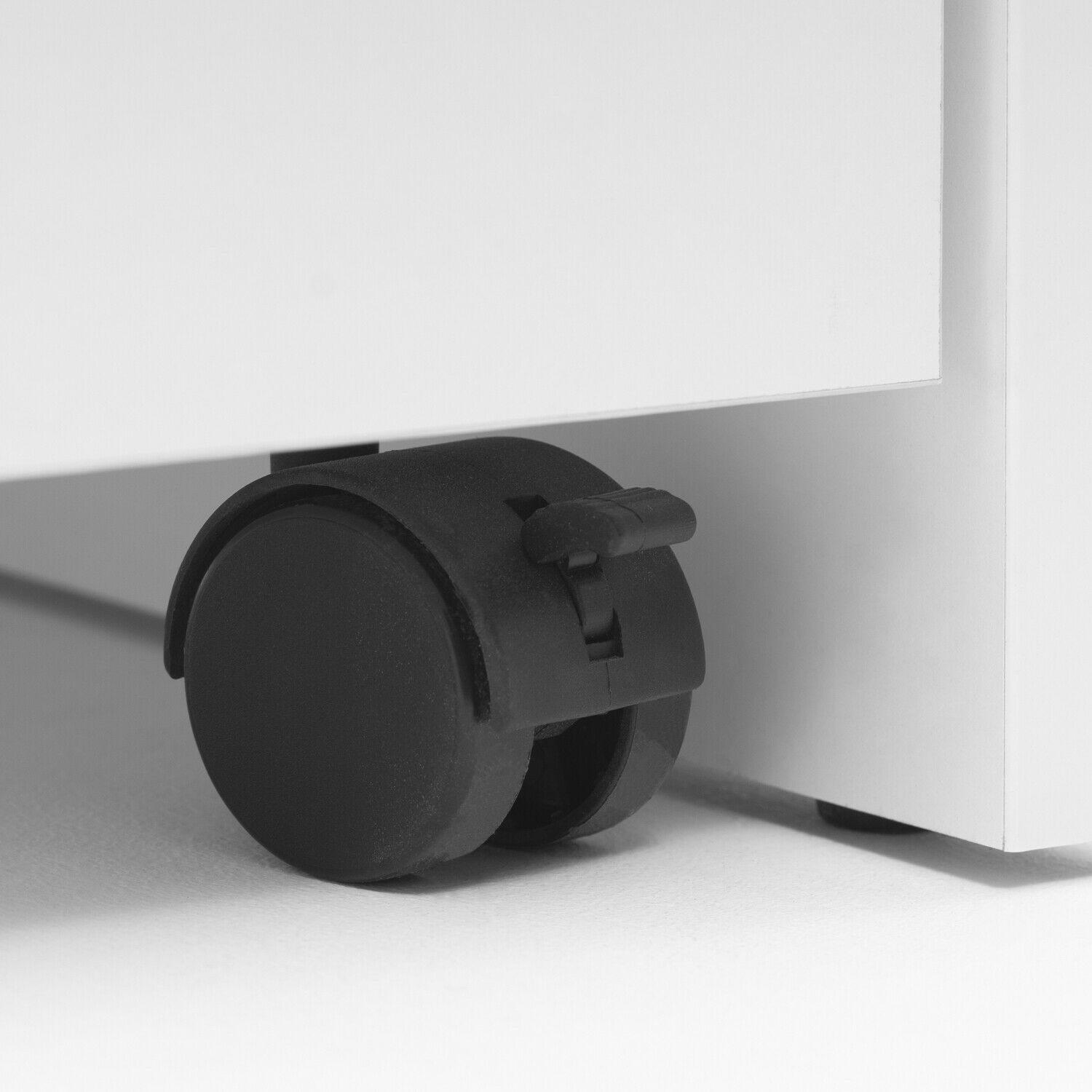 Desk White Mobile pedestal Office table Computer table