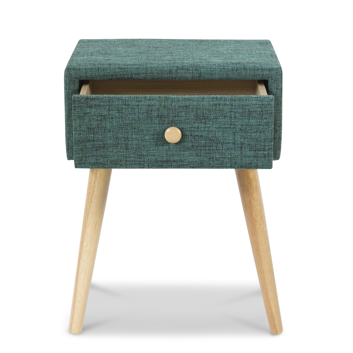 Bedside Table Nightstand Turquoise Bedroom Night Table Cupboard Drawer