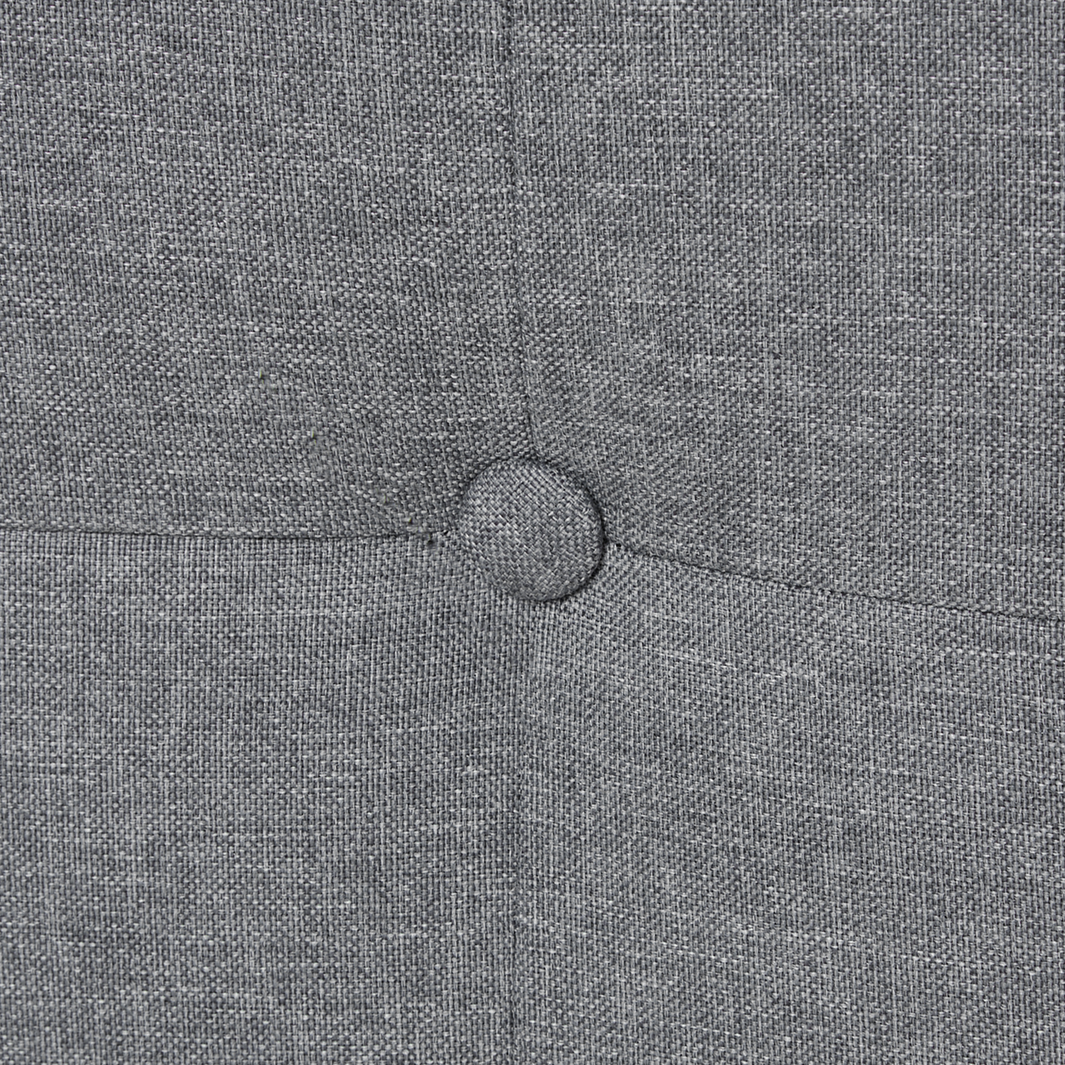 Upholstered Bed 90x200 cm Gray with Mattress & Slatted Base – Single Fabric Bed with Headboard, Complete Set