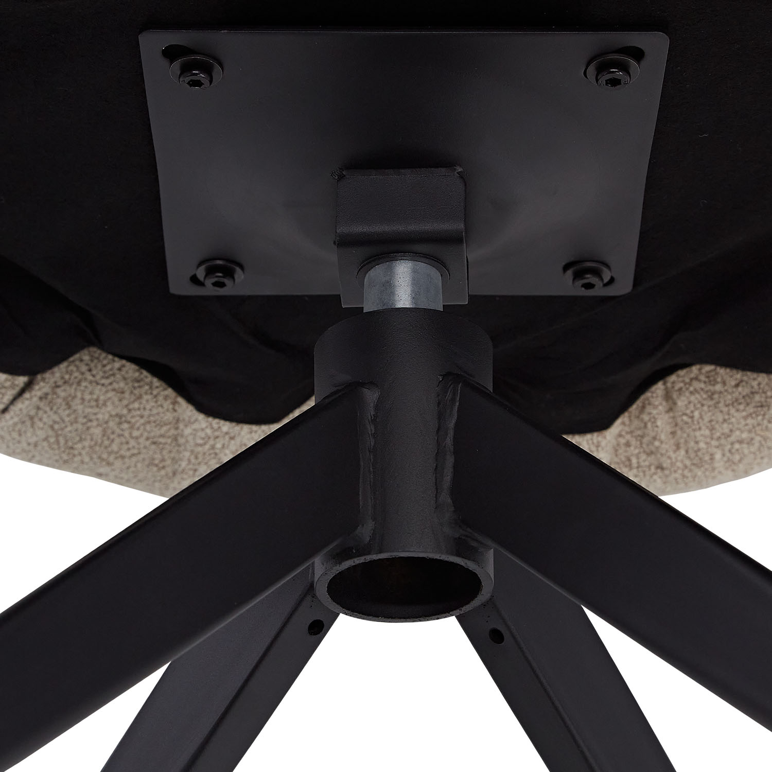 Dining Chair Set of 4 Modern Egg Chairs Bouclé Leather Beige Armchairs Dining Room Chairs Upholstered Chairs Eames Chairs