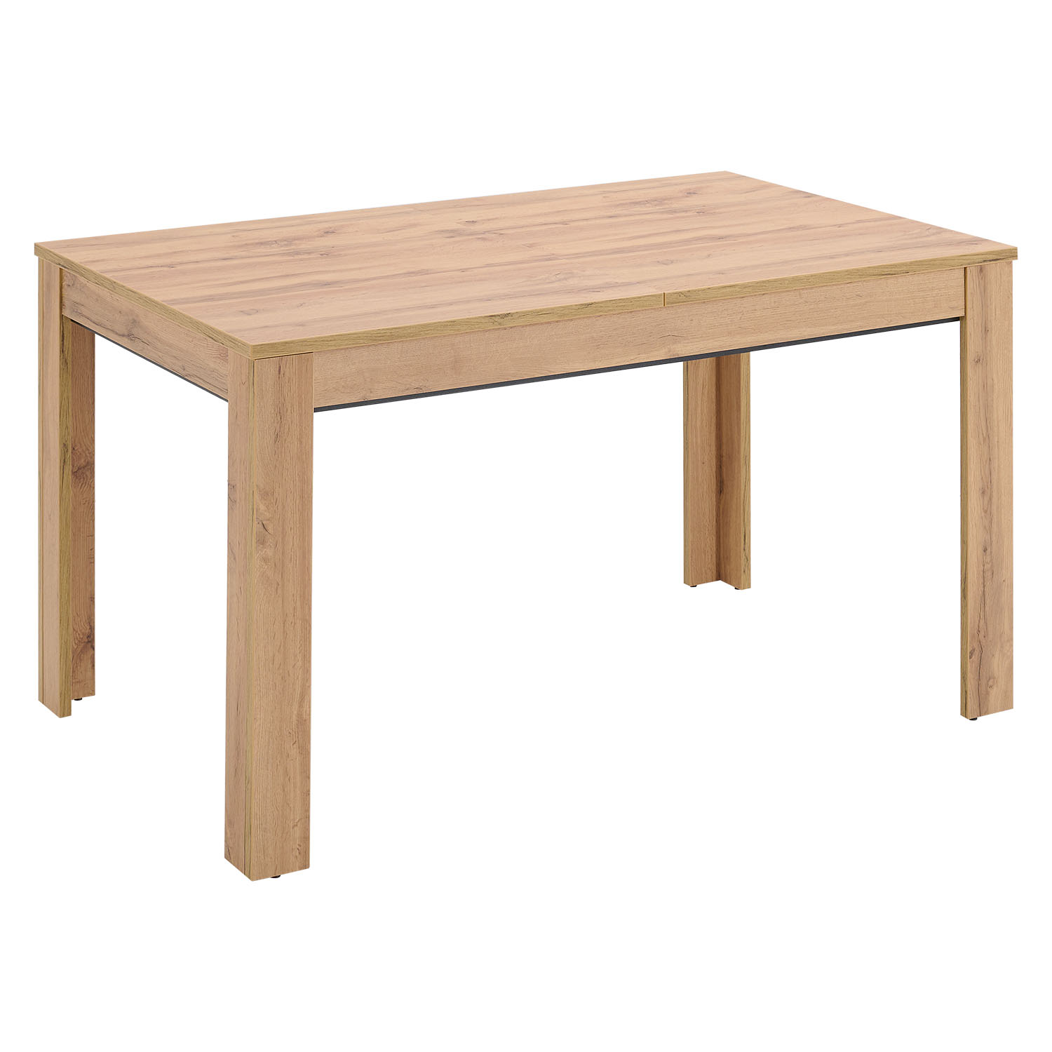 Modern Dining Table Kitchen Table Wooden Table 135x86 cm Wotan Oak 8 Seater Extendable