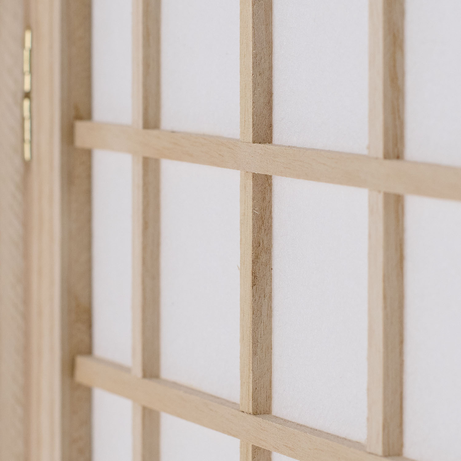 Paravent Natural Bamboo Slats | 3-panel | Wood | Shoji Room Divider | Partition Privacy Screen