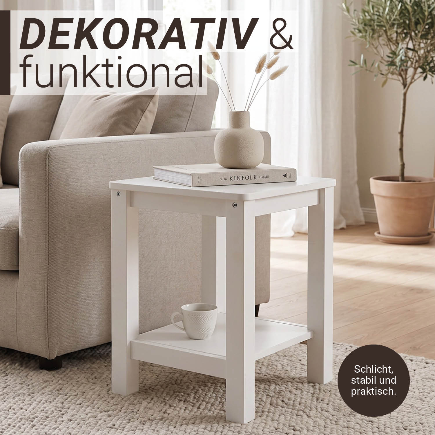 Wooden Stool Set of 2 Seat Stool Pine Wood Solid Table Stool Wardrobe Dining Stool