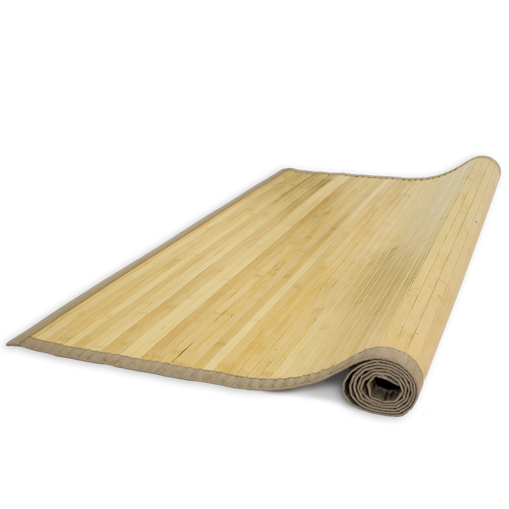 Bamboo carpet Rug 180 x240 in light
