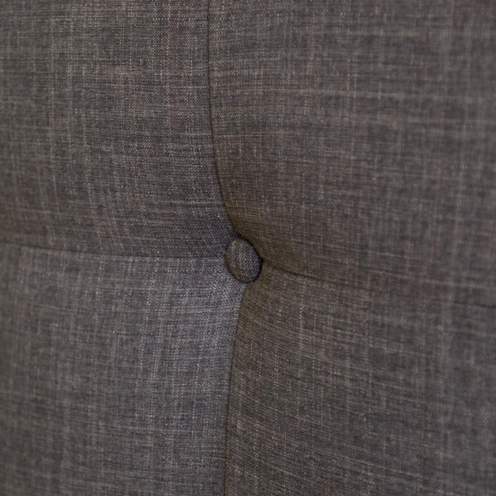 Upholstered bed 180x200 cm brown | with slatted frame | double fabric bed frame